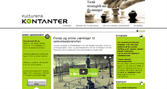 Desktop Screenshot of kulturenskontanter.dk